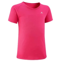 Quechua T Shirt De Randonnée - MH500 Corail - Enfant 7-15 Ans -Sportmania 8595301