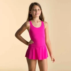 Maillot De Bain De Natation Fille 1 Pièce Vega Jupette Imprimé Rose 18 Maillot De Bain De Natation Fille 1 Pièce Vega Jupette Imprimé Rose -Sportmania 8600576