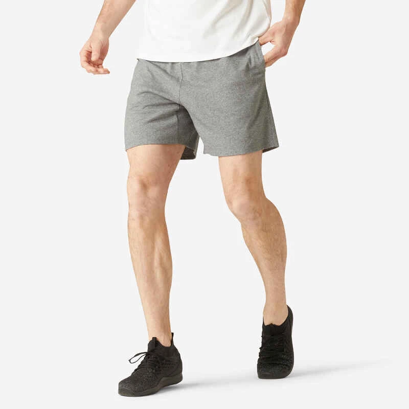 Short Court Fitness Homme - 100 Gris 8 Short Court Fitness Homme - 100 Gris – Image 8