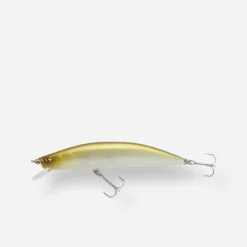 POISSON NAGEUR JERKBAIT MINNOW PÊCHE AUX LEURRE MNWFP 100 F GRIS DOS AYU -Sportmania 8601703