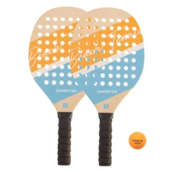 Set Raquettes Beach Tennis Experience YellowBleu -Sportmania 8602543