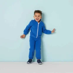 Survêtement Regular Chaud Enfant - Basique Bleu Marine -Sportmania 8603182