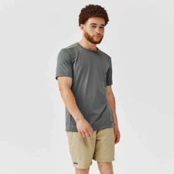 Kalenji T-shirt Running Respirant Homme - Dry Bleu Ardoise -Sportmania 8605734