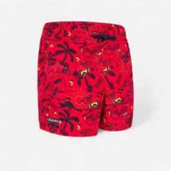 Short De Bain 100 Jaune -Sportmania 8606793