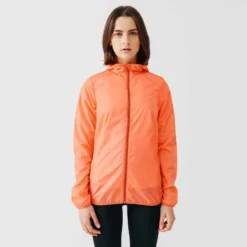 Kalenji Veste Running Coupe Vent Femme - Wind Corail -Sportmania 8607433
