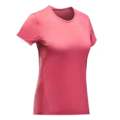 Quechua T-shirt Manches Courtes De Randonnée Montagne - MH100 - Femme -Sportmania 8612422