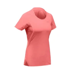 Quechua T-shirt Manches Courtes De Randonnée Montagne - MH500 - Femme -Sportmania 8612426