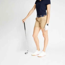 Short De Golf Femme MW500 Vert -Sportmania 8615389