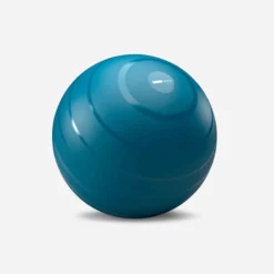 BALLON DE GYM RÉSISTANT - TAILLE 1 / 55 Cm - FITNESS - BLEU -Sportmania 8640038