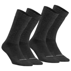 Quechua Chaussettes Chaudes De Randonnée - SH500 U-WARM MID - Adulte X 2 Paires -Sportmania 8641372