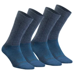 Quechua Chaussettes Chaudes De Randonnée - SH500 U-WARM MID - Adulte X 2 Paires -Sportmania 8641380