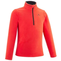 Quechua Polaire De Randonnée - MH100 Rouge - Enfant 7-15 Ans -Sportmania 8645482
