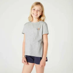 T-SHIRT FILLE COTON Blanc -Sportmania 8646525