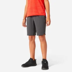 Short Enfant Respirant - 500 Gris -Sportmania 8649101