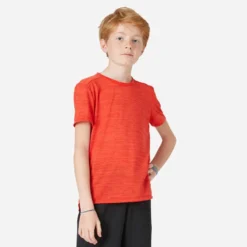 T-shirt Enfant Synthétique Respirant - 500 Marine -Sportmania 8649108