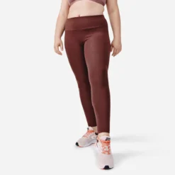 Kalenji Legging Running Gainant Femme (du XS Au 5XL - Grande Taille) - Marron -Sportmania 8666514