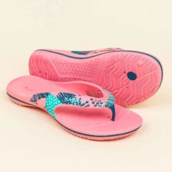 Tongs De Piscine Femme - Tonga 500 - Tra Marine Corail -Sportmania 8668531