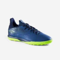 Kipsta CHAUSSURES DE FOOTBALL VIRALTO I TURF TF BLEU JAUNE -Sportmania 8668663