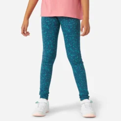 Legging Fille Coton - 320 Imprimé Rose -Sportmania 8669215