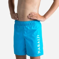 Maillot De Bain Natation Garçon - Swimshort 100 Basic - Marine -Sportmania 8669408