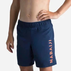 Maillot De Bain Natation Garçon - Swimshort 100 Basic - Marine -Sportmania 8669410