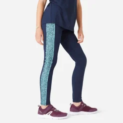 Legging Respirant Fille - S500 Vert -Sportmania 8677473