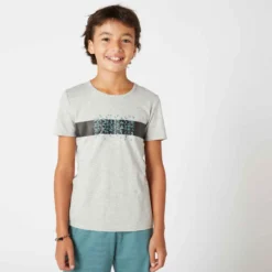 T-shirt Enfant Coton - Basique Rouge Avec Imprimé -Sportmania 8731217