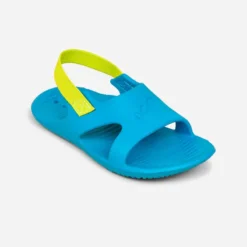 Chaussure Sandale Piscine Enfant SLAP 100 BASICBleu Rouge -Sportmania 8732161