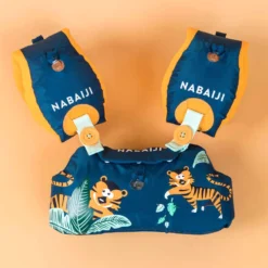 Brassards-Ceinture Piscine Evolutif TISWIM Enfant 15 à 30 Kg Bleu "Tigre" -Sportmania 8732403