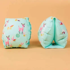 Brassards Piscine Bleu Imprimé "Tigre" Intérieur Tissu Enfant 15 -30 Kg -Sportmania 8732406