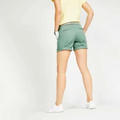 Short De Golf Femme MW500 Vert -Sportmania 8733606