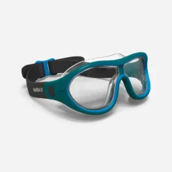 Masque De Piscine - Swimdow V2 Taille L Verres Clairs - Gris Bleu -Sportmania 8753610