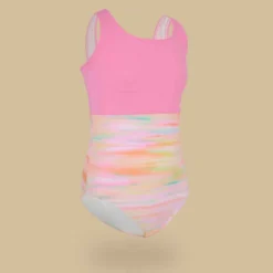 MAILLOT DE BAIN 1 PIECE FILLE 500 VIOLET -Sportmania 8760168