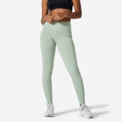 Legging Slim Fitness Femme Fit+ - 500 Gris -Sportmania 8772694