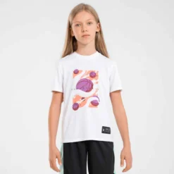 T-SHIRT / MAILLOT DE BASKETBALL ENFANT - TS500 FAST MARINE -Sportmania 8773781