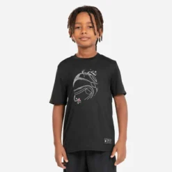 T-SHIRT / MAILLOT DE BASKETBALL ENFANT - TS500 FAST MARINE -Sportmania 8773782
