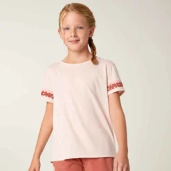 T-SHIRT FILLE COTON Blanc -Sportmania 8787300