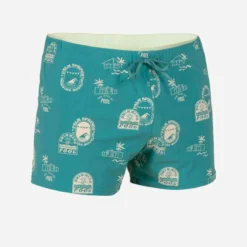 Short De Bain Natation Homme - Swimshort 100 Court - Cali Rouge Noir -Sportmania 8788730