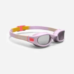 Lunettes De Natation 100 Soft - Taille S - Verres Clairs - Bleu Jaune -Sportmania 8797659