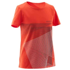 T-shirt Enfant Coton - Basique Gris Foncé Avec Imprimé -Sportmania 963364