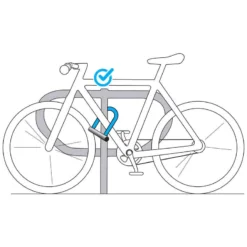 ANTIVOL VELO U 500 GRIS -Sportmania antivol velo u 500 gris 5