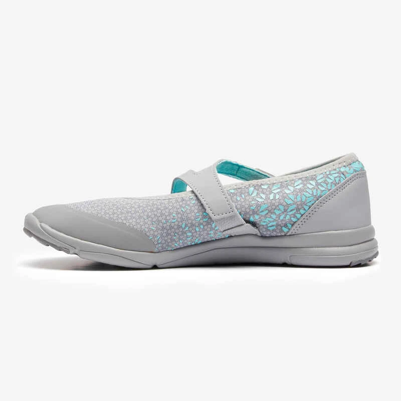 Ballerines Marche Urbaine Femme PW 160 Br'easy Gris / Turquoise 3 Ballerines Marche Urbaine Femme PW 160 Br'easy Gris / Turquoise – Image 3