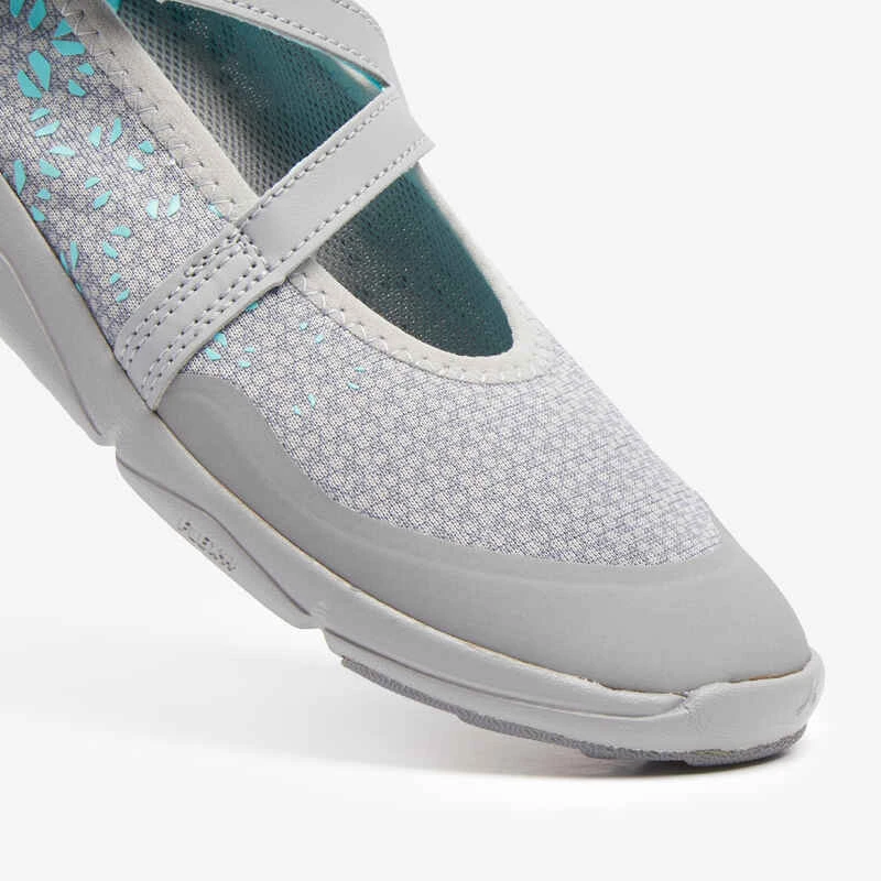 Ballerines Marche Urbaine Femme PW 160 Br'easy Gris / Turquoise 5 Ballerines Marche Urbaine Femme PW 160 Br'easy Gris / Turquoise – Image 5