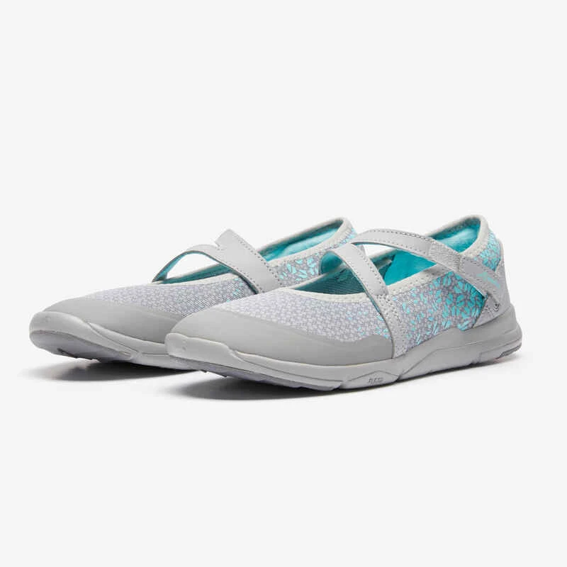 Ballerines Marche Urbaine Femme PW 160 Br'easy Gris / Turquoise 6 Ballerines Marche Urbaine Femme PW 160 Br'easy Gris / Turquoise – Image 6