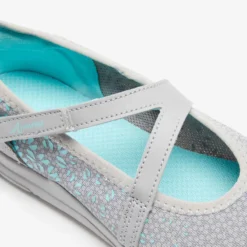 Ballerines Marche Urbaine Femme PW 160 Br'easy Gris / Turquoise 17 Ballerines Marche Urbaine Femme PW 160 Br'easy Gris / Turquoise -Sportmania ballerines marche sportive femme pw 160 br easy noir 6
