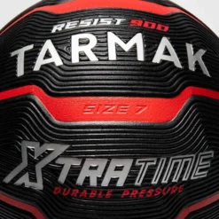 Ballon De Basketball Taille 7 - Resist 900 Rouge Noir -Sportmania ballon de basket adulte r900 taille 7 red black resistante et ultra agrippant 5