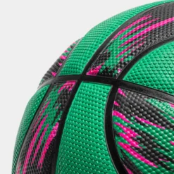 Ballon De Basketball Taille 6 - R500 Vert Violet -Sportmania ballon de basket r500 taille 6 jaune pour fille garcon et femme pour debuter 4