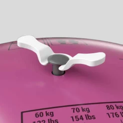 GYM BALL PILATES RÉSISTANT TAILLE 3 / 75 Cm - BORDEAUX -Sportmania ballon de gym resistant fitness taille 3 75 cm turquoise 2