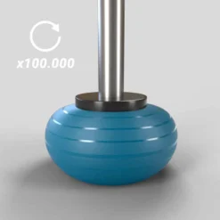 GYM BALL PILATES RÉSISTANT TAILLE 2 / 65 Cm - TURQUOISE -Sportmania ballon de gym resistant taille 2 slash 65 cm fitness bordeaux 2