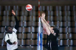 Ballon De Volley-ball V900 Blanc/rouge -Sportmania ballon de volley ball fivb v900 blancslashrouge 7